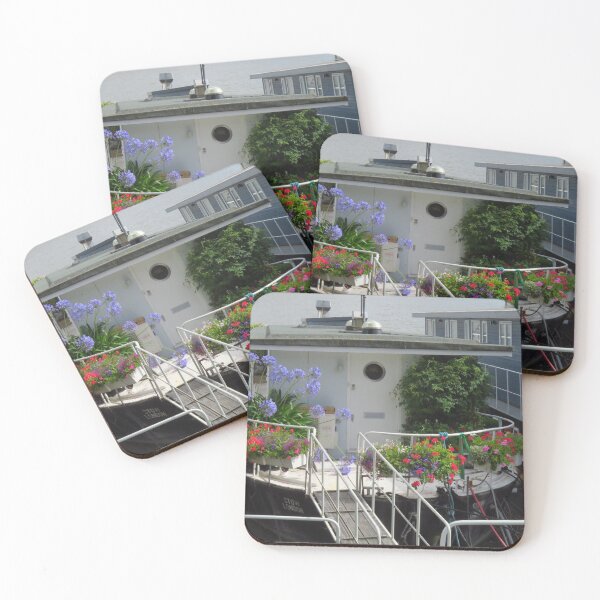 Item preview, House Boat Garden On The Thames designed and sold by wiggyofipswich.