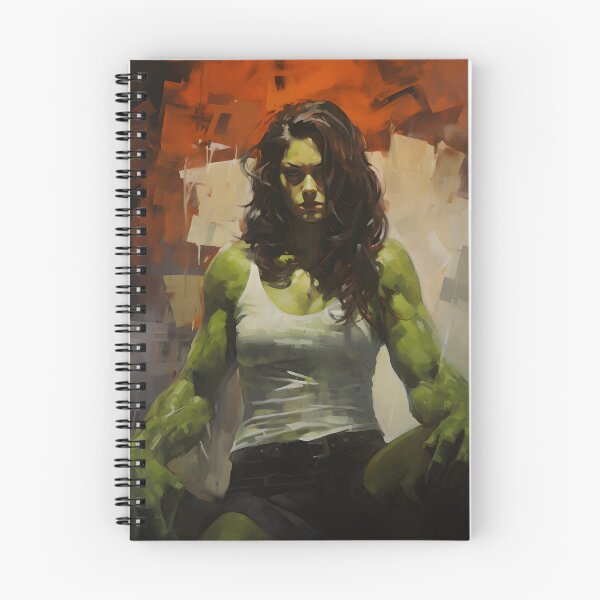 Item preview, She-Hulk painting designed and sold by Charlotte Hawkins.