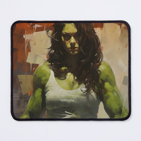 Item preview, She-Hulk painting designed and sold by Charlotte Hawkins.