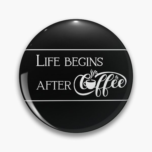 Item preview, Life begins after COFFEE designed and sold by KlaudiannArt.