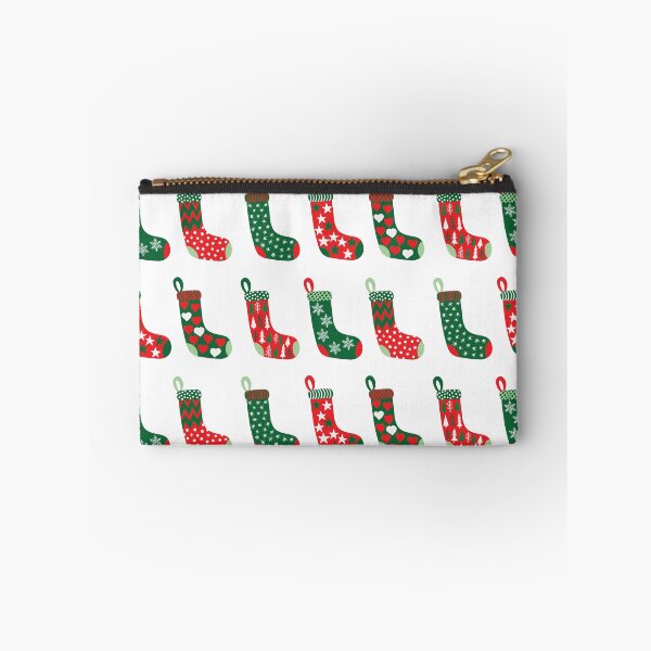 Item preview, Traditional Crimson Red, Emerald Green and White Christmas Stockings  designed and sold by MoorePatterns.