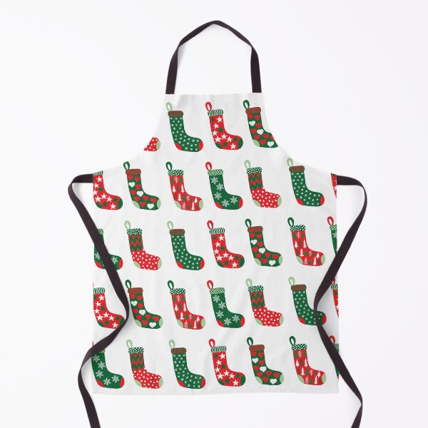 Item preview, Traditional Crimson Red, Emerald Green and White Christmas Stockings designed and sold by MoorePatterns.