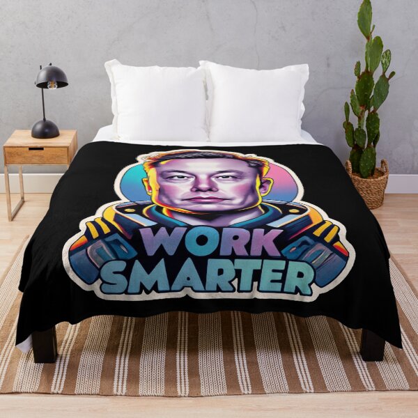 Item preview, Elon Musk - Work Smarter designed and sold by plushism.