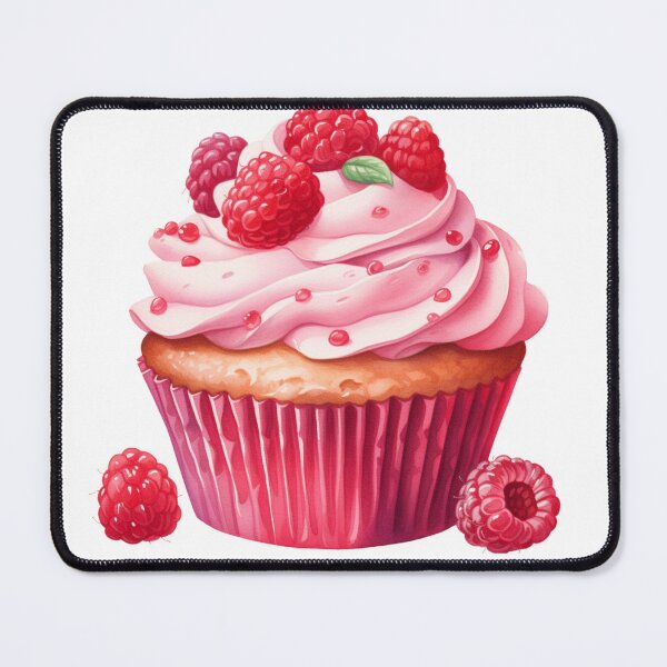 Item preview, Raspberry cupcake designed and sold by PearlenePearls.