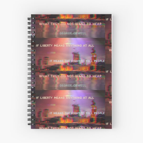 Item preview, George Orwell - Liberty and Speech designed and sold by Thirteencats.
