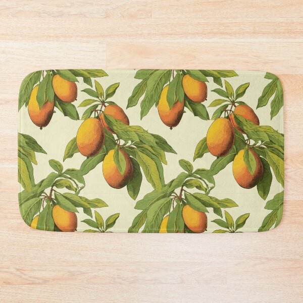Item preview, Vintage Botanical Mango Fruit Tree Pattern - Mangifera indica designed and sold by ShobulousStudio.