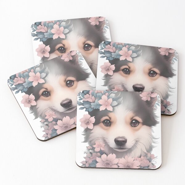 Item preview, cute smiling dog - Pastel Style designed and sold by ZooVerse.