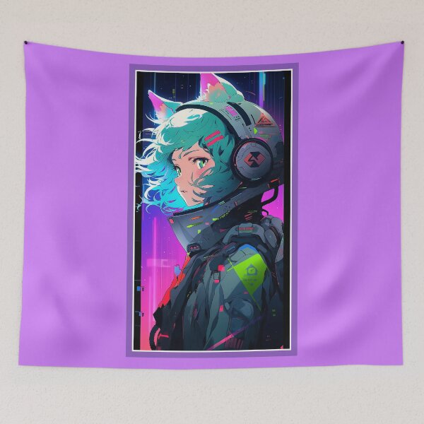 Item preview, Chica gato anime | Ilustraciones de anime de calidad | Arte Manga Anime designed and sold by AlNoah.