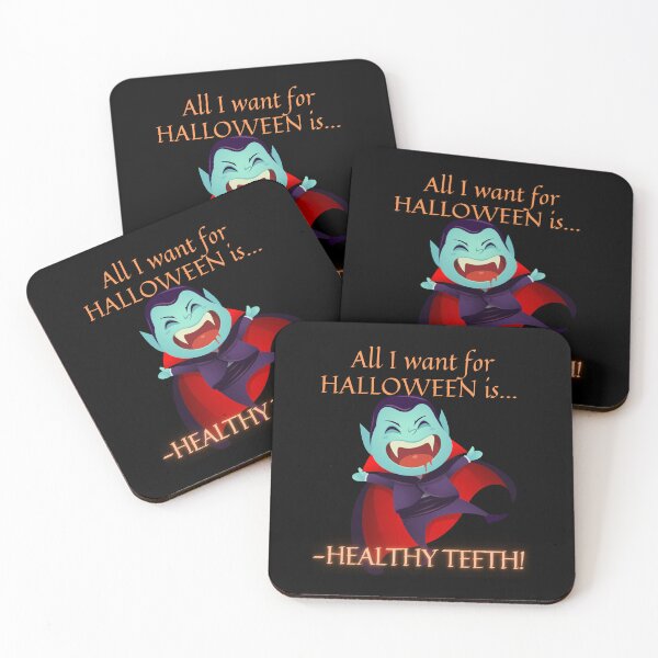 Item preview, HEALTHY TEETH Halloween vampire designed and sold by Meandmyshop.