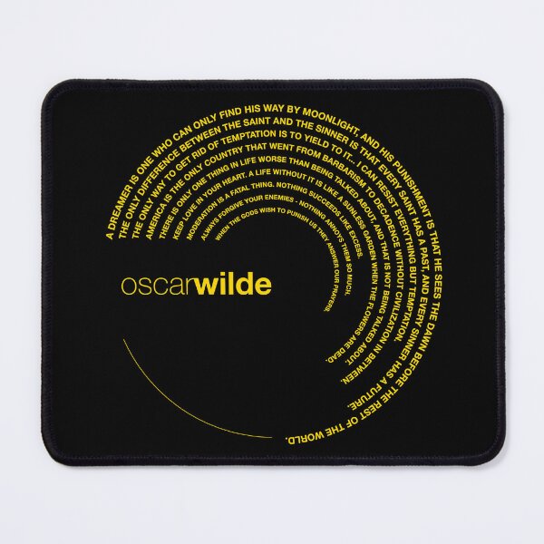 Item preview, Oscar Wilde quotes. (gold) designed and sold by CMYKStudio.