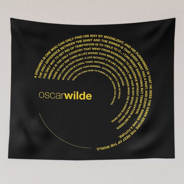 Item preview, Oscar Wilde quotes. (gold) designed and sold by CMYKStudio.