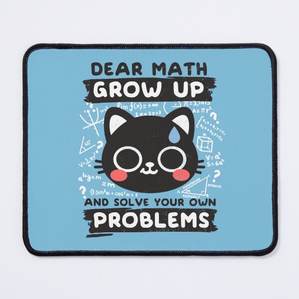 Item preview, Math confused cat designed and sold by NemiMakeit.