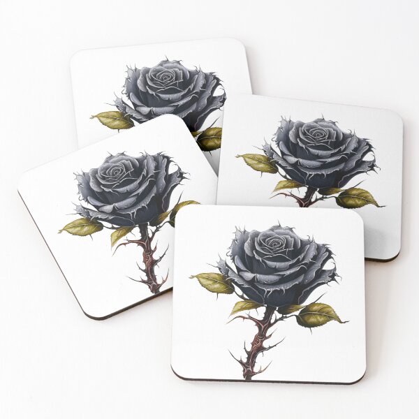 Item preview, Black rose with thorns  designed and sold by Tedos7.