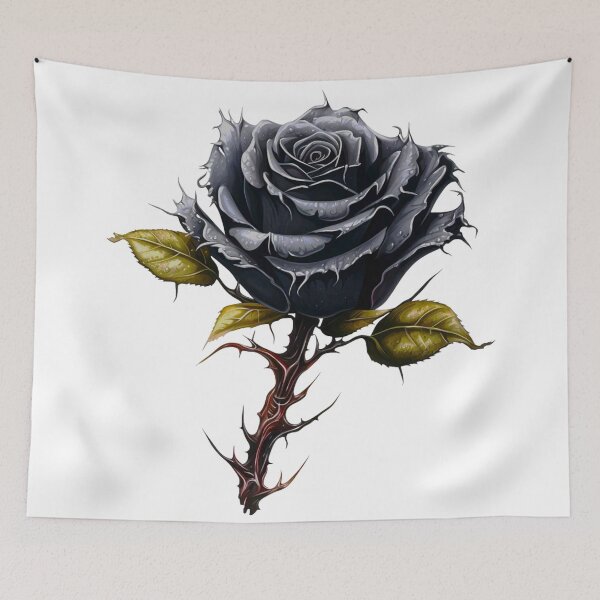 Item preview, Black rose with thorns  designed and sold by Tedos7.
