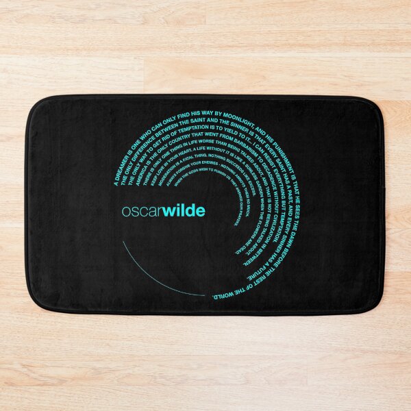 Item preview, Oscar Wilde quotes. (aqua) designed and sold by CMYKStudio.