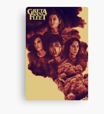 Greta Van Fleet Full Size Poster 2 Canvas Print