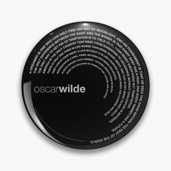 Item preview, Oscar Wilde quotes. (silver) designed and sold by CMYKStudio.