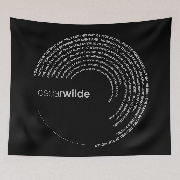 Item preview, Oscar Wilde quotes. (silver) designed and sold by CMYKStudio.