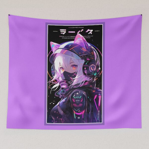 Item preview, Chica gato anime | Ilustraciones de anime de calidad | Arte Manga Anime designed and sold by AlNoah.