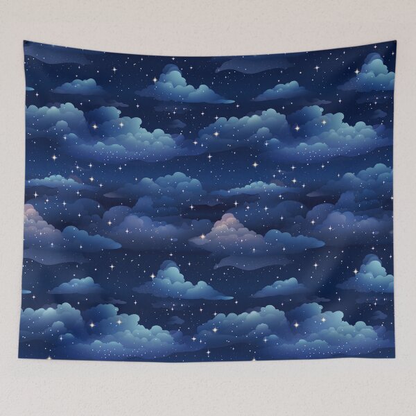 Item preview, night sky seamless designed and sold by Ttthunder123.