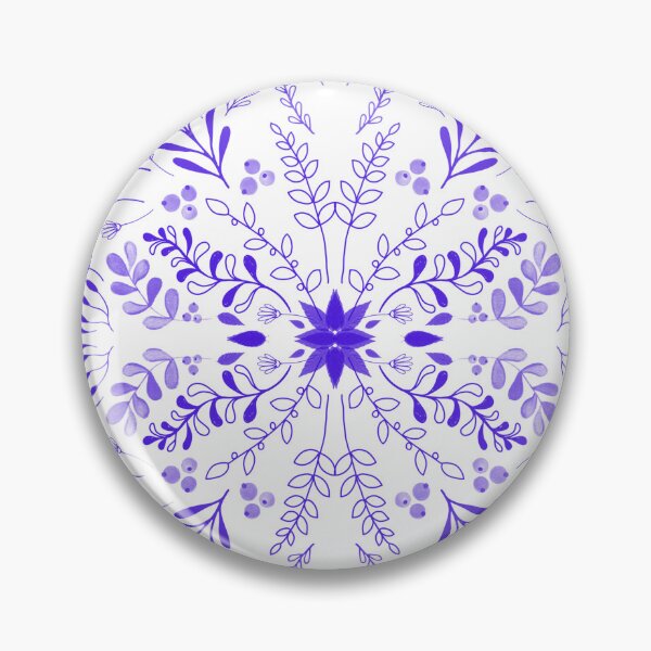 Item preview, Folk Art Blue designed and sold by GreenJes.