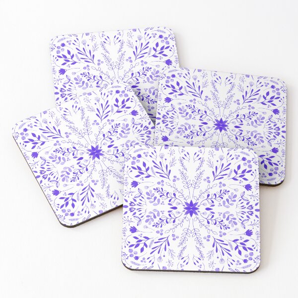 Item preview, Folk Art Blue designed and sold by GreenJes.