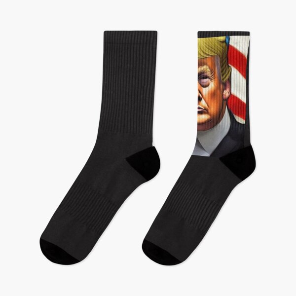 Item preview, Donald Trump with American flag designed and sold by JackFreestone.