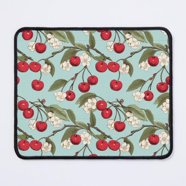 Item preview, Vintage Botanical Cherry Fruit Tree Pattern - Prunus avium designed and sold by ShobulousStudio.