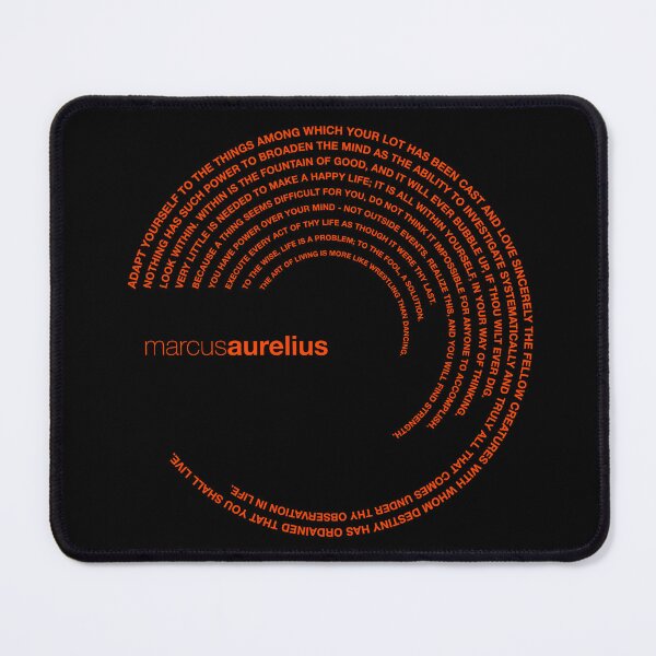 Item preview, Marcus Aurelius quotes. (orangered) designed and sold by CMYKStudio.