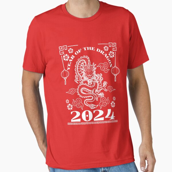Item preview, Chinese New Year 2024 Year of the Dragon Lunar New Year T-Shirt designed and sold by doodlelike.