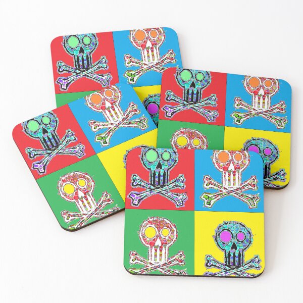 Item preview, pop art retro skulls designed and sold by LowEndGraphics.