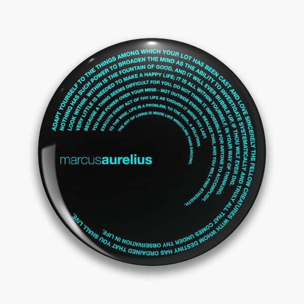 Item preview, Marcus Aurelius quotes. (aqua) designed and sold by CMYKStudio.