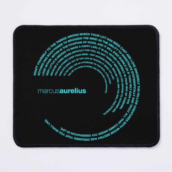 Item preview, Marcus Aurelius quotes. (aqua) designed and sold by CMYKStudio.