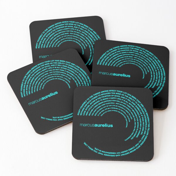 Item preview, Marcus Aurelius quotes. (aqua) designed and sold by CMYKStudio.