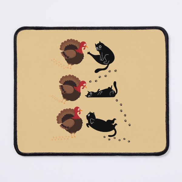 Item preview, Turkeys and Cats designed and sold by ValsCrazyCats.