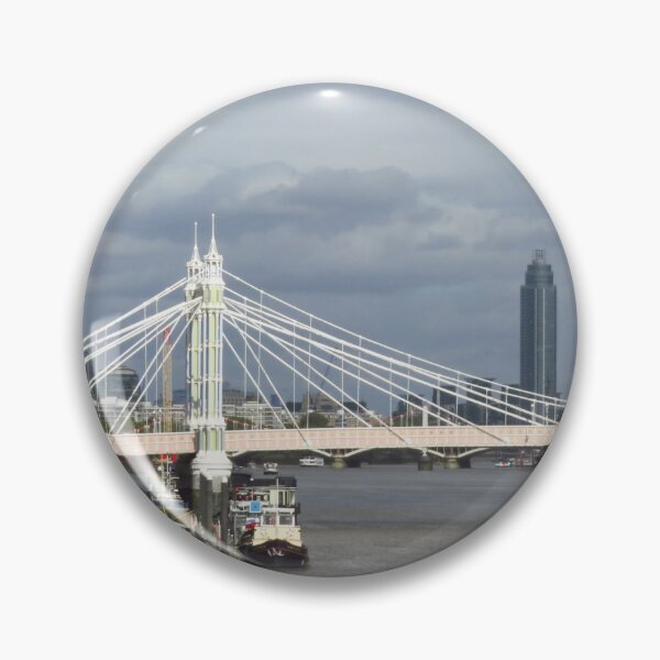 Item preview, Albert Bridge and Battersea Skyline, London designed and sold by wiggyofipswich.