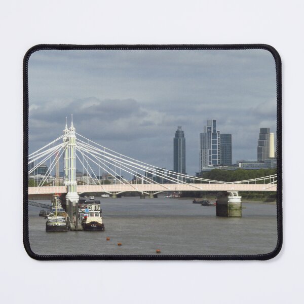Item preview, Albert Bridge and Battersea Skyline, London designed and sold by wiggyofipswich.