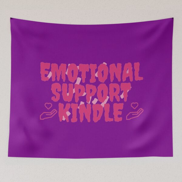 Item preview, EMOTIONAL SUPPORT KINDLE PINK designed and sold by EVRENSEL.