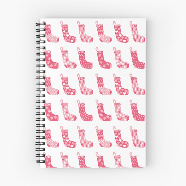 Item preview, Modern Hot Pink, White and Soft Pink Christmas Stockings designed and sold by MoorePatterns.