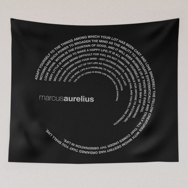 Item preview, Marcus Aurelius quotes. (silver) designed and sold by CMYKStudio.