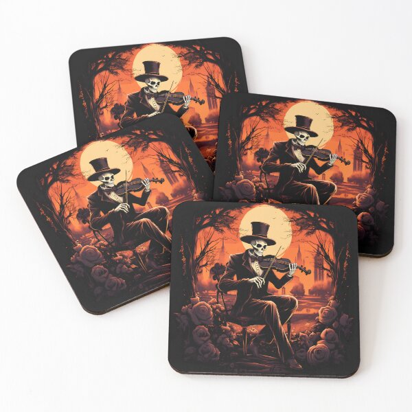 Item preview, Night Melodies Skeleton Serenade under the Full Moon designed and sold by DarkScienses.
