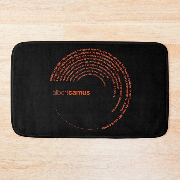 Item preview, Albert Camus quotes. (orangered) designed and sold by CMYKStudio.