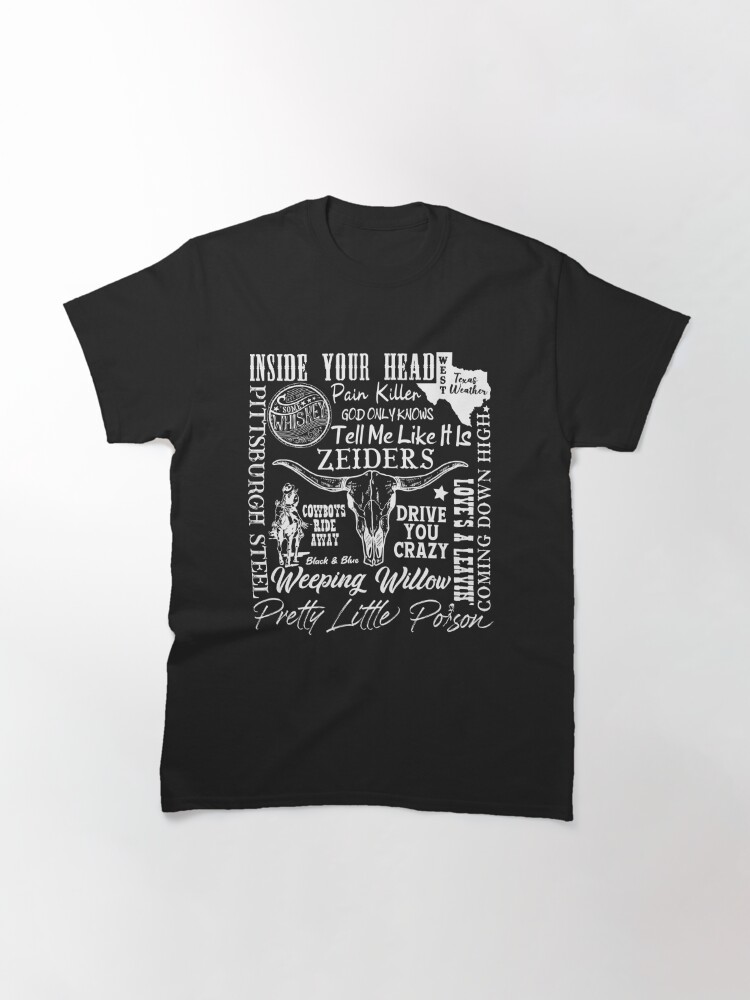 Disover ZEIDERS Pretty Little Poison Song Title collage Classic T-Shirt