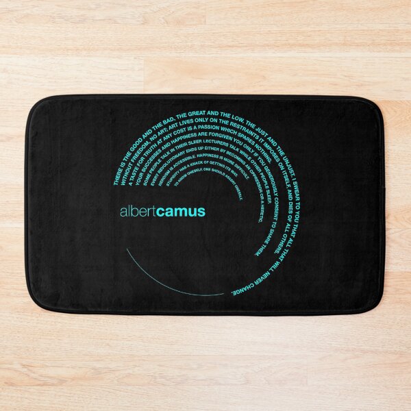 Item preview, Albert Camus quotes. (aqua) designed and sold by CMYKStudio.