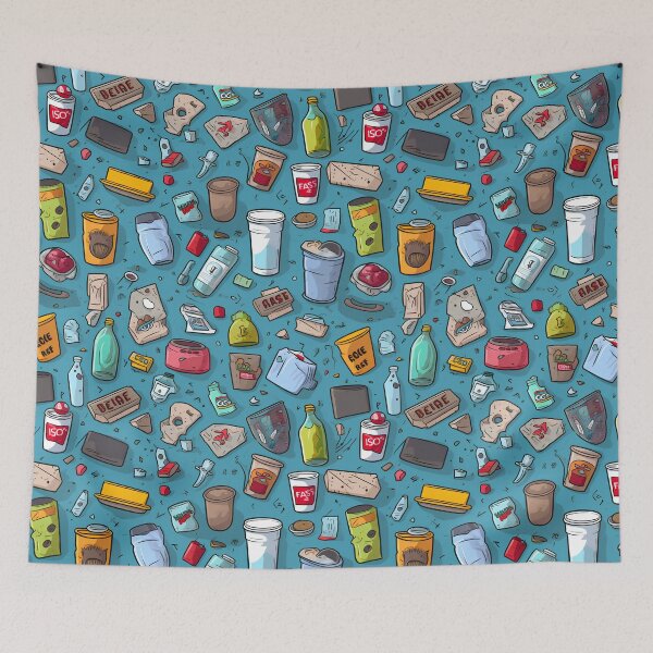 Item preview, trash seamless designed and sold by Ttthunder123.