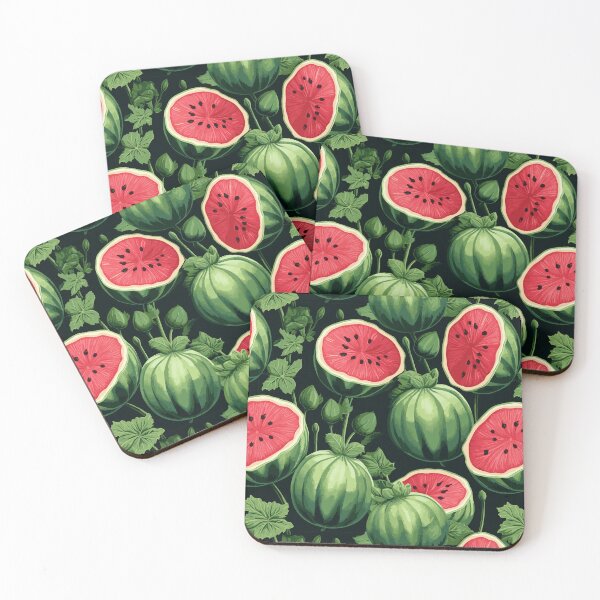 Item preview, Vintage Botanical Watermelon Fruit Pattern - Citrullus lanatus designed and sold by ShobulousStudio.