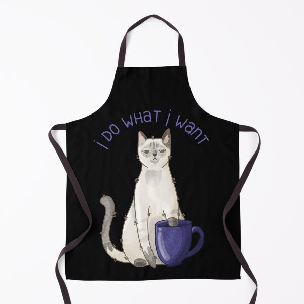 Item preview, I do what I want - Silver Point cat - Gifts for Cat lovers designed and sold by FelineEmporium.