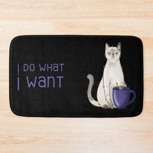 Item preview, I do what I want - Silver Point cat - Gifts for Cat lovers designed and sold by FelineEmporium.