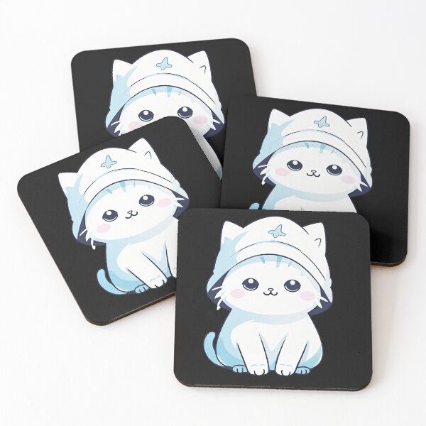 Item preview, Puppycat In Hat, Ghost Cat designed and sold by Bilisik.