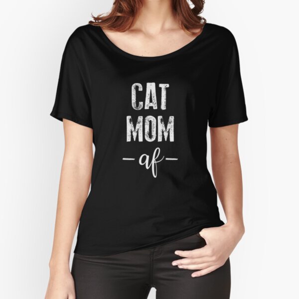 cat mom af shirt